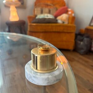 Gold and Marble candle holder